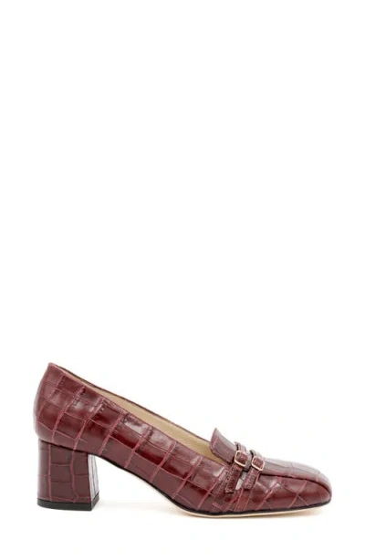 Amalfi By Rangoni Basilico Loafer Pump In Burgundy