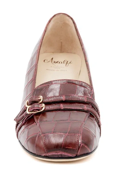 Amalfi By Rangoni Basilico Loafer Pump In Burgundy