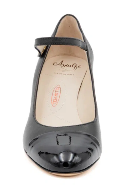 Amalfi By Rangoni Lilli Ankle Strap Cap Toe Pump In Blue