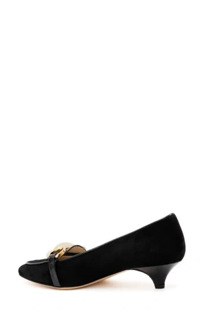 Amalfi By Rangoni Astarte Pointed Toe Kitten Heel Pump In Black