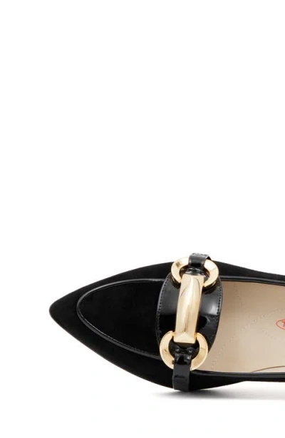 Amalfi By Rangoni Astarte Pointed Toe Kitten Heel Pump In Black