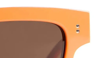 Jw Anderson Rectangular Sunglasses In Orange