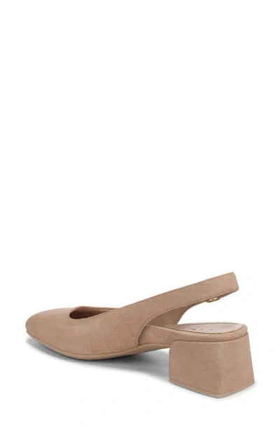 Vionic Reyes Block Heel Slingback Pump In Brown