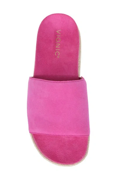 Vionic Yasmina Slide Sandal In Purple