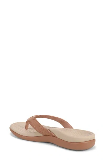 Vionic Tide 2.0 Flip Flop In Brown