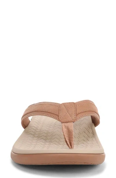 Vionic Tide 2.0 Flip Flop In Brown