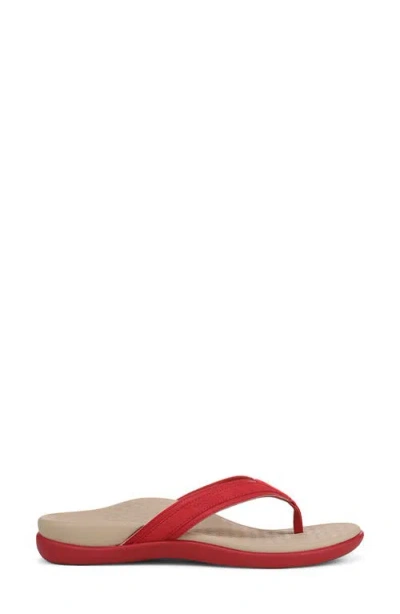 Vionic Tide 2.0 Flip Flop In Red