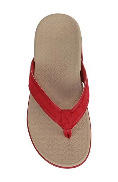 Vionic Tide 2.0 Flip Flop In Red