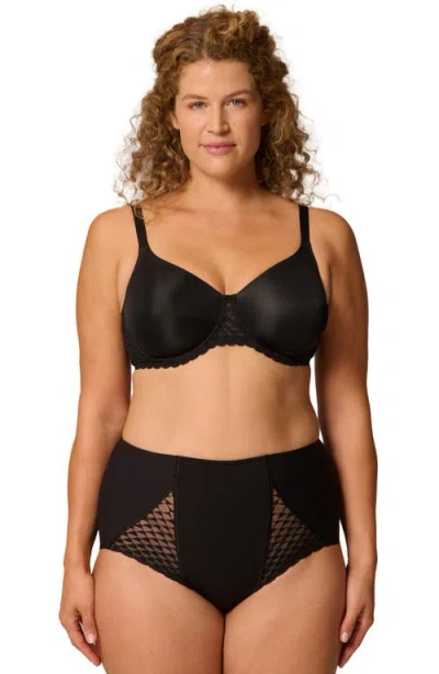 Simone Perele Subtile Underwire Minimizer Bra In Blue