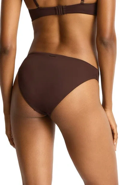 Sea Level Mythos Scoop Neck Bikini Top In Brown