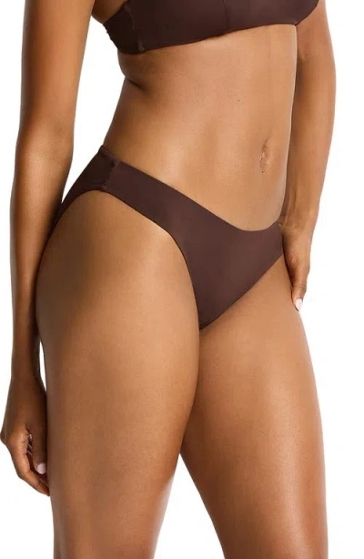 Sea Level Mythos Scoop Neck Bikini Top In Brown