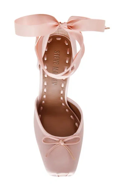Steve Madden Larina Ankle Wrap Pump In Pink