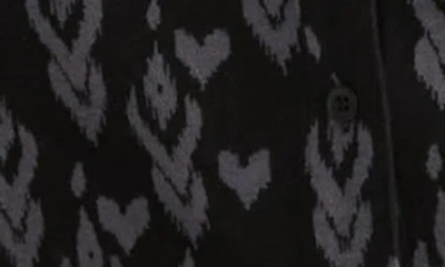 Universal Standard Long Sleeve Check Flannel Shirtdress In Black