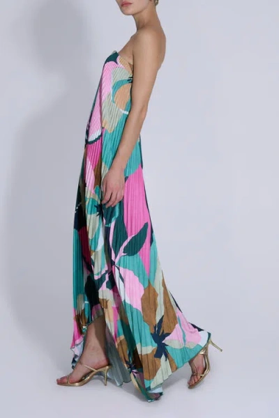 L'idée Woman Black Tie Gown In Green