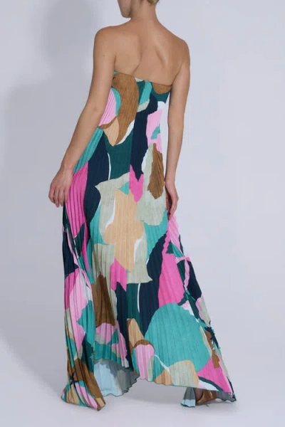 L'idée Woman Black Tie Gown In Green