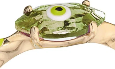 Bea Bongiasca Big Eye Gemstone Ring In Gold