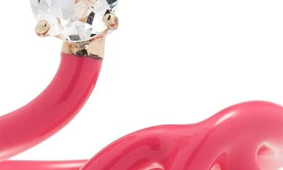 Bea Bongiasca Baby Vine Tendril Ring In Pink