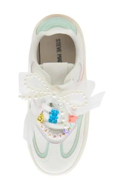 Steve Madden Kids' Jsianna Platform Sneaker In White