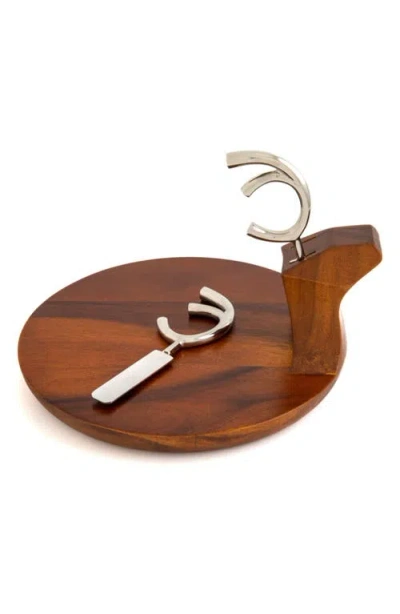 Nambe Nambé Reindeer Platter In Brown