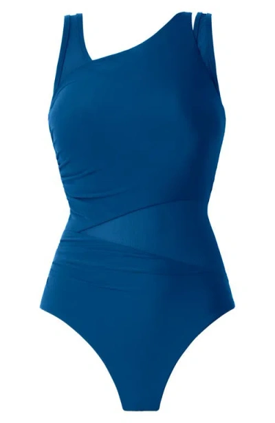Miraclesuit ® Illusionist Azura Underwire One-piece Swimsuit In Blue