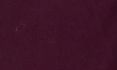 Universal Standard Morgan Long Sleeve Stretch Flannel Midi Shirtdress In Burgundy