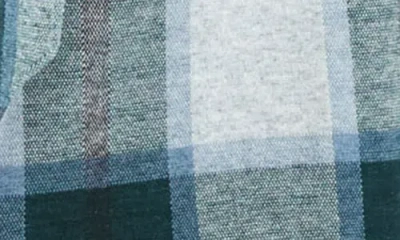 Universal Standard Morgan Long Sleeve Stretch Flannel Midi Shirtdress In Multi