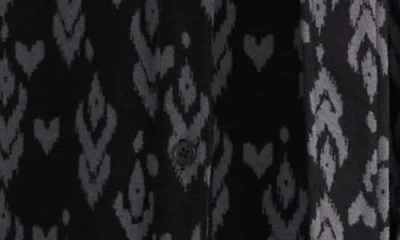 Universal Standard Morgan Long Sleeve Stretch Flannel Midi Shirtdress In Multi