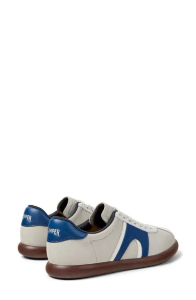 Camper Pelotas Soller Blue Panel Sneakers In White