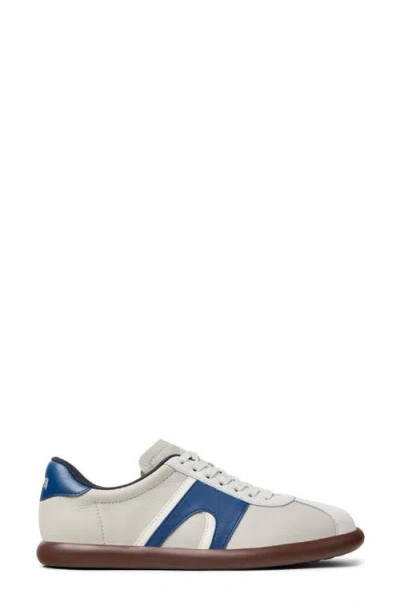 Camper Pelotas Soller Blue Panel Sneakers In White