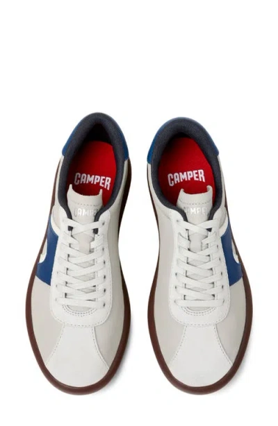 Camper Pelotas Soller Blue Panel Sneakers In White