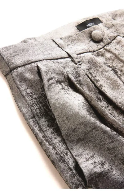 Next Wide Leg Metallic Pants In Multi