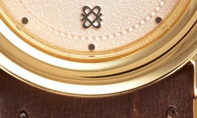 Pascal Oval Bubble Lab Grown Diamond Leather Strap Watch, 24mm X 30mm