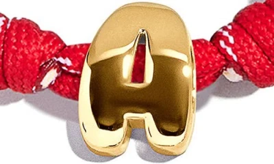 Baublebar Knotty Initial Bracelet In Red
