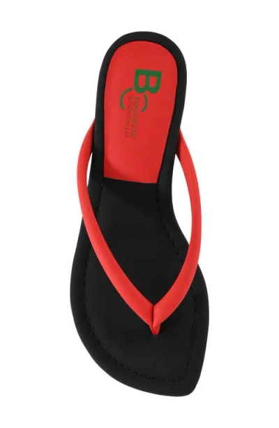 Bc Footwear Riptide Kitten Heel Sandal In Multi