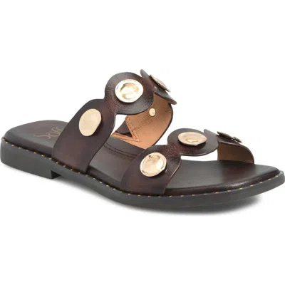 Söfft Ezra Slide Sandal In Brown