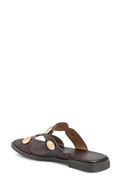 Söfft Ezra Slide Sandal In Brown