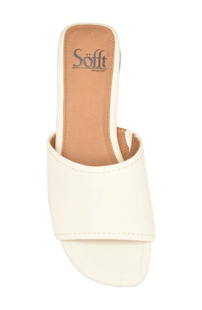 Söfft Sahara Slide Sandal In White