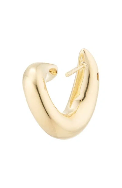 Bottega Veneta Mini Sardine Hoop Earrings