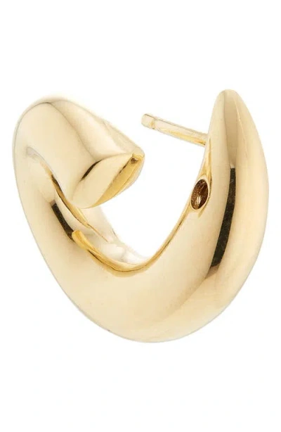 Bottega Veneta Mini Sardine Hoop Earrings