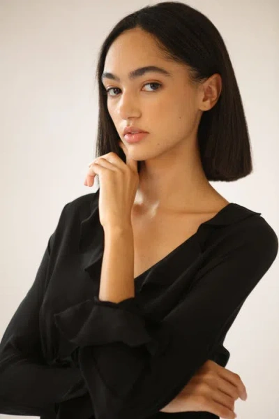 Secret Mission Sander Blouse In Black