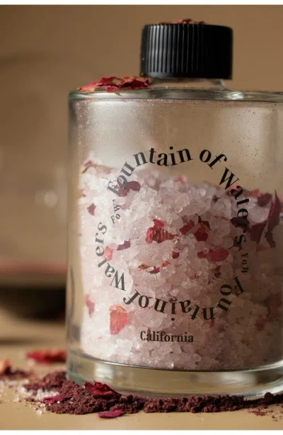 Fountain Of Waters Rose Merlot Bath Salt In Multi