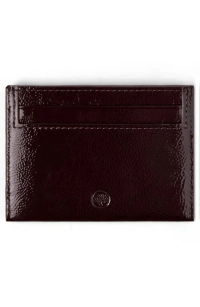 Mulberry Patent Leather Card Case