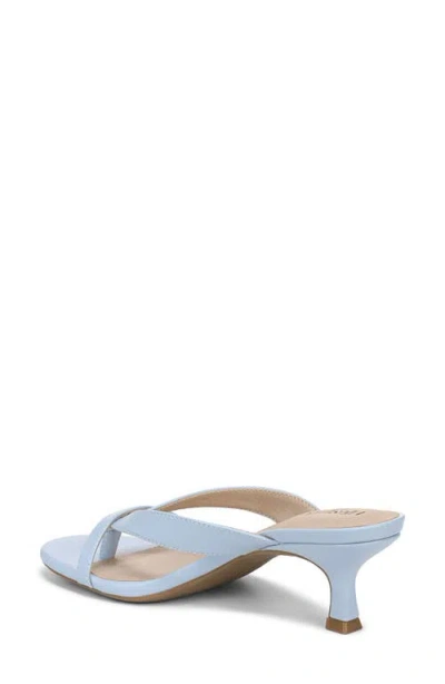 Lifestride Navine Kitten Heel Flip Flop In Blue