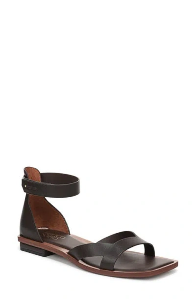 Franco Sarto Elisa Ankle Strap Sandal In Animal Print