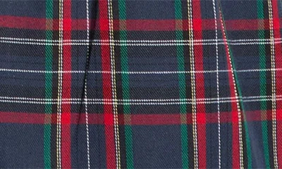 Sugarlips Chapman Plaid Puff Sleeve Dress In Multi