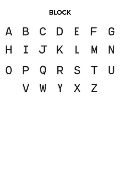 Baublebar Beaded Custom Letter Necklace In Purple