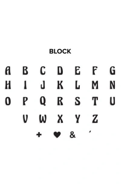 Baublebar Groovy Letter Custom Hinge Bangle In Multi