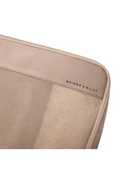 Briggs & Riley Check-in Set Of 3 Packing Cubes In Neutral