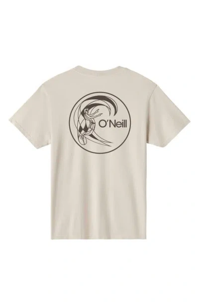 O'neill Og Circle Surfer Logo Graphic T-shirt In Neutral