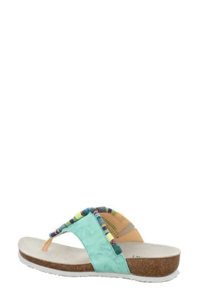 Think ! Julia Rope Flip Flop In Blue